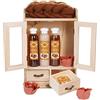 BRUBAKER Cosmetics set beauty da bagno e igiene personale cioccolato in comodo armadietto in legno