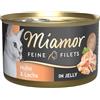 Miamor Delicato Filetto 1 x 100 g - Pollo & Salmone in gelatina