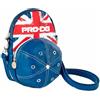 PRO-DG PRODG London Beast-Borsa a Tracolla Cappellino, Blu Scuro, 15.5 x 23 cm