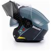 Blauer Casco Moto Modulare Blauer Noah P/J Glossy Blu