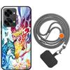 vingarshern Cover OnePlus Nord 2T (5G) Custodia in Silicone Sottile,OnePlus Nord 2T Cover Antiurto Con Motivo,OnePlus Nord 2T Case Silicone Con Catena/Cordino per Cellulare,Foto01