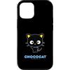 Sanrio Custodia per iPhone 13 Carattere Chococat fronte e retro