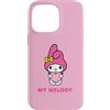 Sanrio Custodia per iPhone 14 Pro Max Personaggio My Melody davanti e dietro