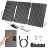 KWODE 【30W 18V Pannello Solare Portatile Kit】KWODE 30W Pannelli Solari Portatili ETFE IP67 Caricatore Solare Telefono DC+USB3.0+Type-C Caricabatterie Solare per Powerbank Solare,Campeggio,Centrale Elettrica