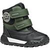 Geox B Trekkyup Boy B ABX, Stivale alla Caviglia, Dk Green Black, 25 EU