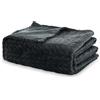 Winthome Coperta Pile Morbida Soffice, Plaid Divano Calda, Blanket Facile da Pulire, Coperta per Bambini, Adolescenti e Adulti, Coperta Peluche Adatta a Tutte le Stagioni (130x170cm, Grigio scuro)