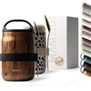 MAMEIDO Contenitore Termico per Alimenti 800 ml (Oak Wood)