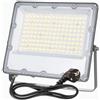 MEEKBOS Faretto LED da Esterno 100W, IP66 Impermeabile Luce Bianca Fredda 6500K Faro LED Con Spina UE per Terrazza, Giardino, Patio, Parco, Garage,10000 Lumen