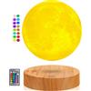 DIDWI Lampada lunare a levitazione, luce lunare 3D galleggiante a LED luna a levitazione magnetica luci notturne per la decorazione dell'ufficio in camera regali fantastici (16 Colori)