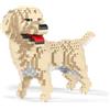 Atomic Building Kit Di Costruzione Con Mini Blocchi. Figura Di Mascotte Da Assemblare. Per Collezionisti Adulti E Bambini. Cane Golden Retriever Mod. B