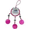 VIE Naturals Capiz Cacciatore di Sogni Senza Piume, 6 cm Taglia, Rosa