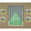 Today's Curtain Emelia Original Voile Swag Coppia 96,5 cm, Grigio, 152,4 cm L x 96,5 cm L