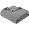 Madison Park Premier Comfort - Coperta in cotone liquido, intera/regina, colore: grigio