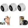Pelinuar Secretscope - Mini telecamera di sicurezza magnetica, mini telecamera di sicurezza Secretscope per esterni, wireless, mini monitor senza fili con funzione di visione notturna, per casa e ufficio