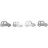 Asir Group LLC 234DSR2814 Decorativa Specchio EXA 19, Argento