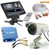 C-DVR kit videosorveglianza con Dvr 1canale Telecamera infrarossi cavo bnc monitor lcd