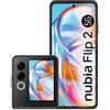 ZTE SMARTPHONE NUBIA FLIP 2 5G 8GB RAM 256GB ROM 4G GREY DOPPIO DISPLAY 6.9+3"