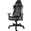 Deltaco Sedia da gaming Deltaco GAM-080 pelle artificiale con LED RGB rosa (GAM-080-P)