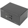 DIGITUS Switch KVM 2 porte Dual Display 4K DisplayPort
