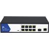 VALUE PoE 10/100 SW. 8x 1xGiga1xSFP - Switch - 1 Gbps (21.99.1193)