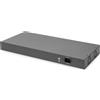 DIGITUS Fast Ethernet PoE Switch 16 porte 19" Unmanaged 2 porte Uplink