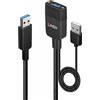 MediaMondo Lindy 43357 hub di interfaccia USB 3.2 Gen 2 (3.1 Gen 2) Type-A 100 Mbit/s Nero