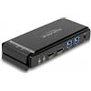 Delock Switch KVM DisplayPort 1.4 8K 60 Hz con USB 5 Gbps e audio