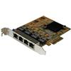 StarTech.com Adattatore Scheda di Rete Ethernet Gigabit PCI express PCIe NIC a 4