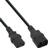 InLine - Cavo di prolunga per alimentatore - IEC 60320 C13 a IEC 60320 C14 - 18