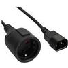 InLine - Cavo di alimentazione - IEC 60320 C14 a Tipo F (R) - 10 A - 10 m - Nero