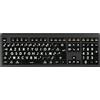 LogicKeyboard XL-Print Astra 2 Bianco su Nero FR (Mac)