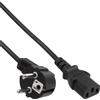 InLine - cavo di alimentazione - CEE 7/7 (S) ad angolo secondo IEC 60320 C13 - 3