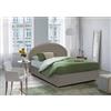 Talamo Italia - Letto matrimoniale Corinne, Letto contenitore con rivestimento in ecopelle, 100% Made in Italy, Apertura frontale, adatto per materasso Cm 160x200, Tortora