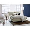 Talamo Italia - Letto matrimoniale Denise, Letto contenitore con rivestimento in tessuto, 100% Made in Italy, Apertura frontale, con materasso Cm 160x190 incluso, Bianco