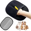 Teouuas Guanti Rimuovi Peli Animali, Levapeli Guanti Elettrostatici, Doppia Pet Hair Remover Glove, Riutilizzabili Guanto Rimuovi Peli Animali per Gatti e Cani, Divani, Tappeti e Vestiti
