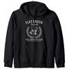 Design 7 Flat Earth Society Felpa con Cappuccio