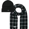 JACK & JONES JACFROST DNA BEANIE AND SCARF GIFTBOX BLACK/BLACK BEANIE Berretto Uomo