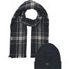 JACK & JONES JACFROST DNA BEANIE AND SCARF GIFTBOX OXBLOOD RED/NAVY BLA Berretto Uomo