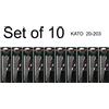 KATO N Gauge Electric Point No.6 Destro 20-203 Modello Treno Forniture Set di 10