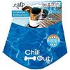 ALL FOR PAWS Bandana di raffreddamento per cani, Collare per cani blu Chill Out Collare per gatti, Nylon Blu, M(Neck Girth 38-46 cm)