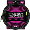 Ernie Ball Prolunga per cuffie, jack da 3,5 mm a 3,5 mm, 3 metri - Nero