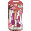 Gillette Venus Miami Sunset Smooth Sensitive Rasoio Monouso da Donna con Aloe Vera X 3