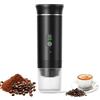 Mocoli Macchina da Caffè Espresso Portatile, Macchina per Caffè Espresso Elettrica 3 in 1 Caffettiera Elettrica da Viaggio 80ml con Batteria per 12V Auto e Camion e Campeggio
