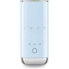 Smeg, Montalatte Elettrico MFF02PBEU, 3 Funzioni Bevanda, Frusta Removibile, Rivestimento Ceramico Antiaderente, 500 W, Azzurro Pastello