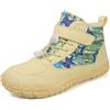 ZEPYFXIT Stivali da Neve Scarpe Bambino Barefoot Trekking Impermeabili Antiscivolo con Imbottitura Calda Antipronazione Ragazzi Ragazze (Giallo, 38 EU)