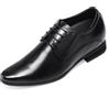CHAMARIPA Oxfords Scarpe da Sera con Rialzo Interno da Uomo Pelle Che Aumentano l'Altezza Fino a 8 cm - H62D11K011D (41 EU Larga, Nero)