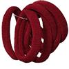 Glitz4Girlz Confezione da sei elastici per capelli di qualità, in tessuto jersey spesso, colore bordeaux, per coda di cavallo, per donne e ragazze Glitz4Girlz