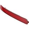 A ABSOPRO Riflettore Paraurti Posteriore Lato Destro N.924061W000 Riflettore Paraurti Fiancata per Kia Rio 2012-2015 Rosso.