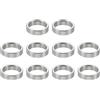 PATIKIL M6 Distanziali in Acciaio Inossidabile, 10pz Distanziatore Metallico Acciaio Inossidabile 6,1mm ID x 8mm OD x 2mm L Stainless Steel Spacer Vite Rotondo per 1/4 M6 Bulloni a Vite