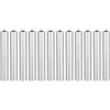 PATIKIL Distanziatori in Alluminio M3, 12pz Spacer Metallico Alluminio 3mm ID x 5mm OD x 37mm L Vite Distanziale Filettata Distanziatore Rotondo per Auto RC Droni Scheda Madre, Argenteo